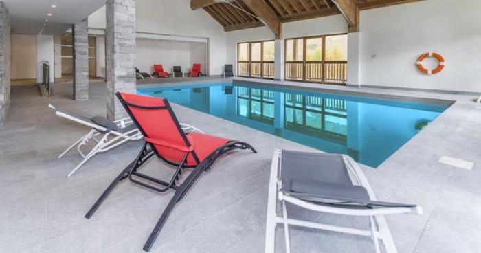 Appt Le Hameau Des Rennes 4 Etoiles Pieds Des Pistes Piscine Interieure Exterieure Daire Vars  Dış mekan fotoğraf